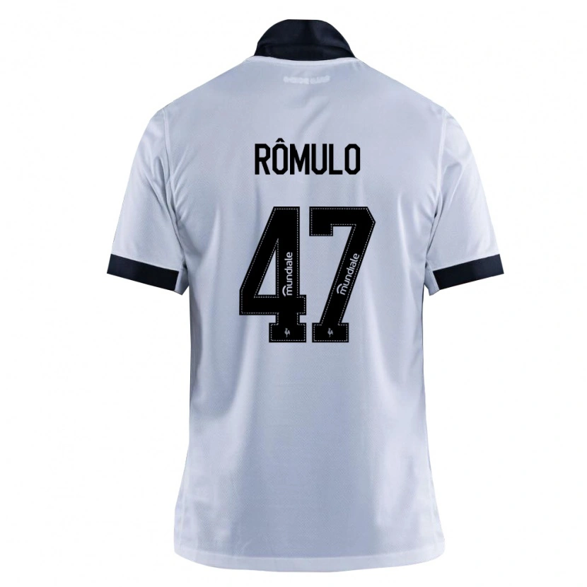 Danxen Herren Rômulo Helberte Pereira Júnior #47 Schwarz Weiß Auswärtstrikot Trikot 2026/27 T-Shirt Österreich