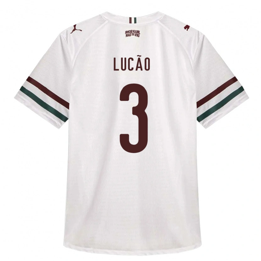 Danxen Herren Lucas De Oliveira Ribeiro #3 Weiß Grün Burgund Auswärtstrikot Trikot 2026/27 T-Shirt Österreich