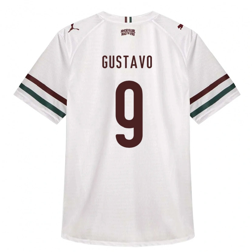 Danxen Herren Gustavo Teodoro Santos Da Silva #9 Weiß Grün Burgund Auswärtstrikot Trikot 2026/27 T-Shirt Österreich