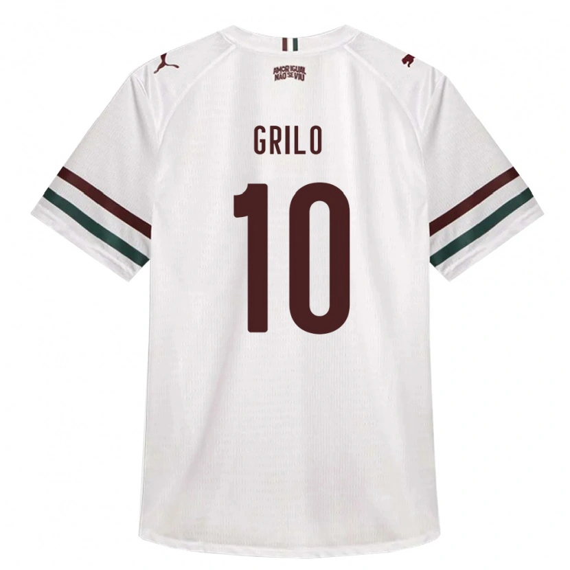 Danxen Herren João Grilo #10 Weiß Grün Burgund Auswärtstrikot Trikot 2026/27 T-Shirt Österreich