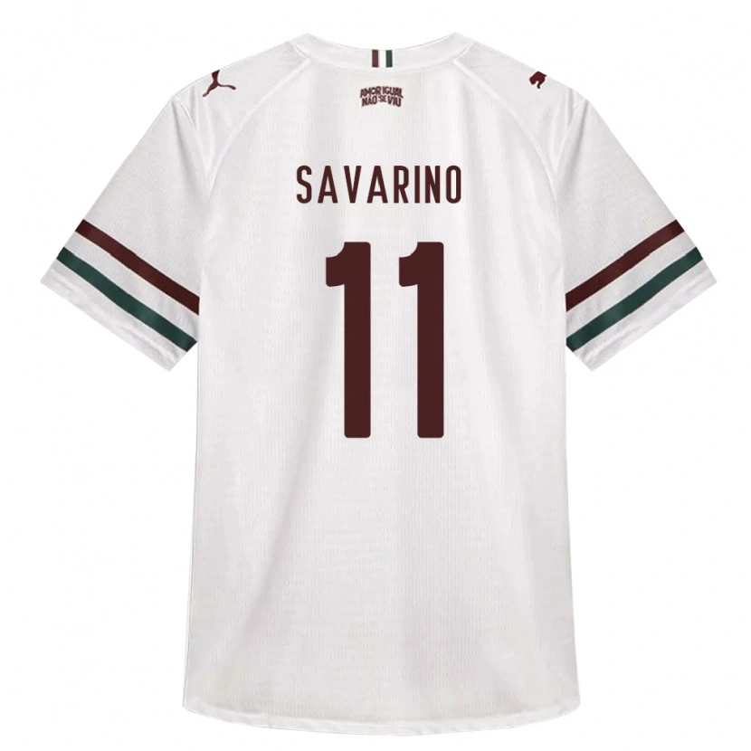 Danxen Herren Jefferson Savarino #11 Weiß Grün Burgund Auswärtstrikot Trikot 2026/27 T-Shirt Österreich