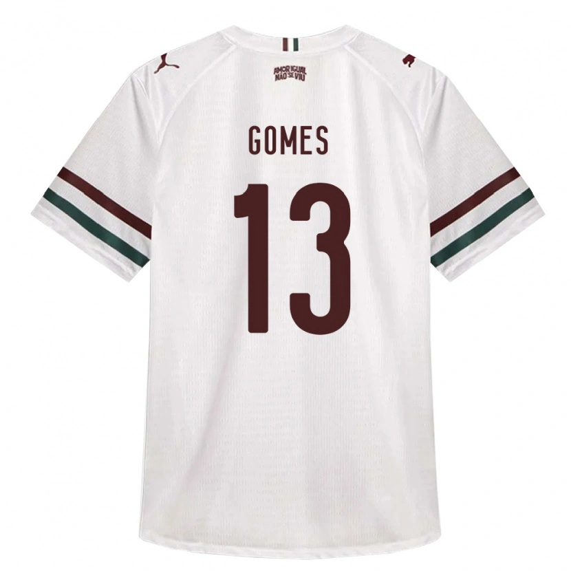 Danxen Herren Rodrigo Gomes #13 Weiß Grün Burgund Auswärtstrikot Trikot 2026/27 T-Shirt Österreich