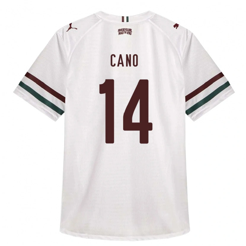 Danxen Herren Germán Cano #14 Weiß Grün Burgund Auswärtstrikot Trikot 2026/27 T-Shirt Österreich