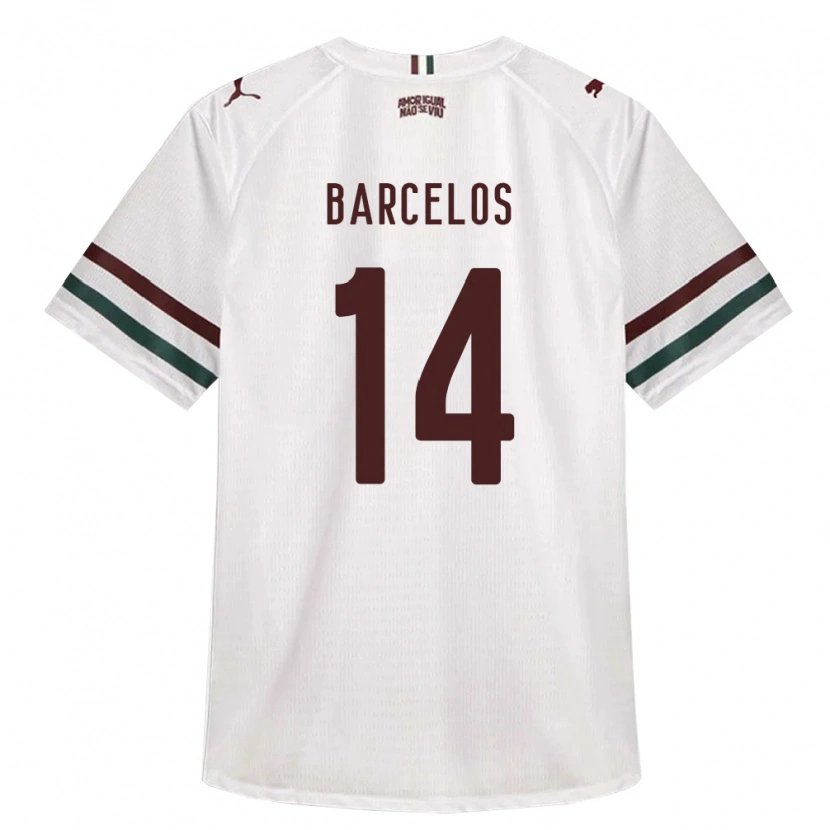 Danxen Herren Danilo Barcelos #14 Weiß Grün Burgund Auswärtstrikot Trikot 2026/27 T-Shirt Österreich