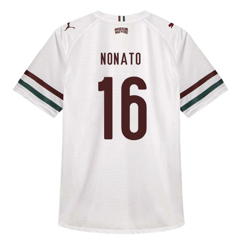 Danxen Herren Gustavo Nonato Santana #16 Weiß Grün Burgund Auswärtstrikot Trikot 2026/27 T-Shirt Österreich