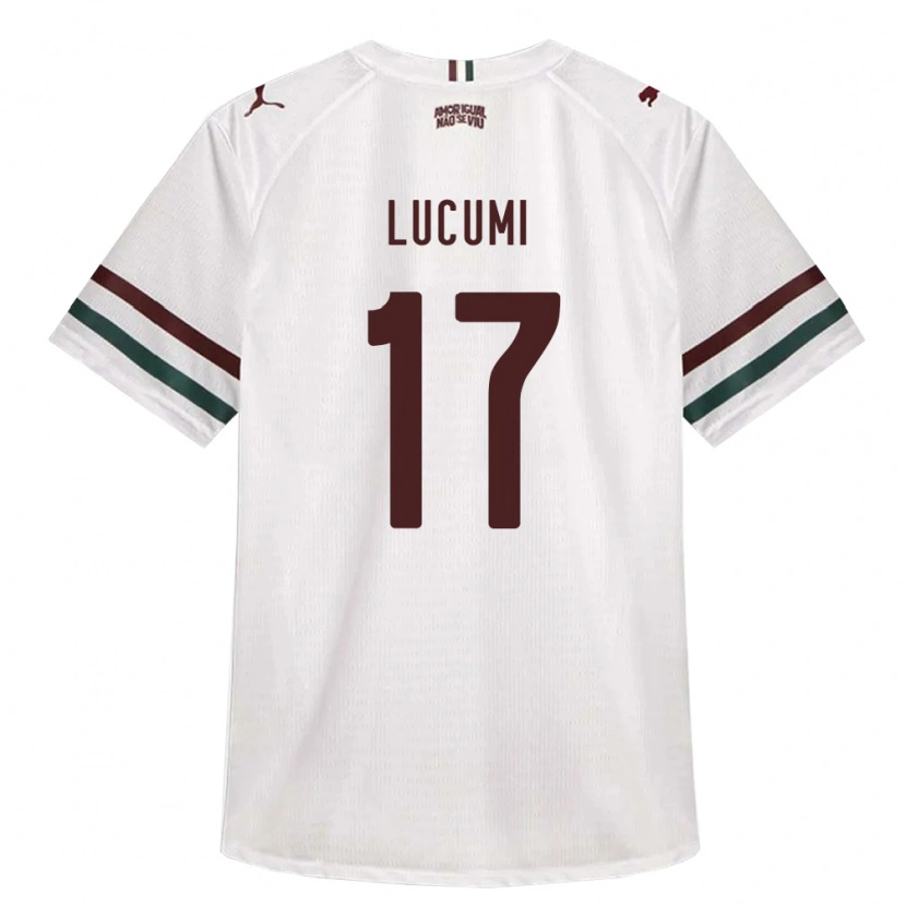 Danxen Herren Jan Lucumi #17 Weiß Grün Burgund Auswärtstrikot Trikot 2026/27 T-Shirt Österreich