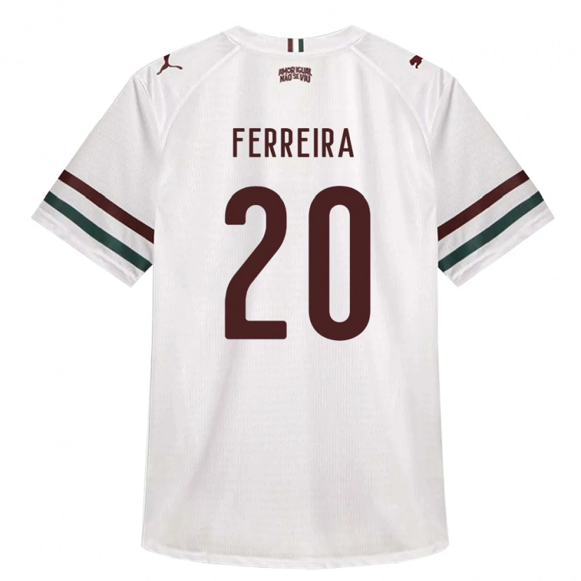 Danxen Herren Yago Ferreira #20 Weiß Grün Burgund Auswärtstrikot Trikot 2026/27 T-Shirt Österreich