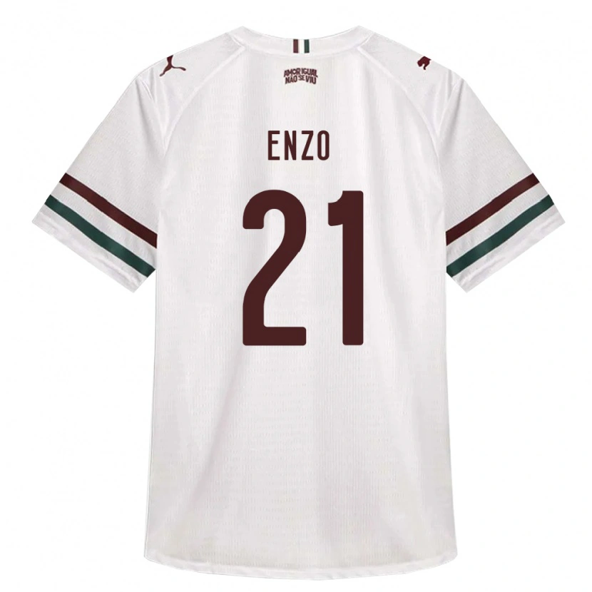 Danxen Herren Enzo Munerato Sene #21 Weiß Grün Burgund Auswärtstrikot Trikot 2026/27 T-Shirt Österreich