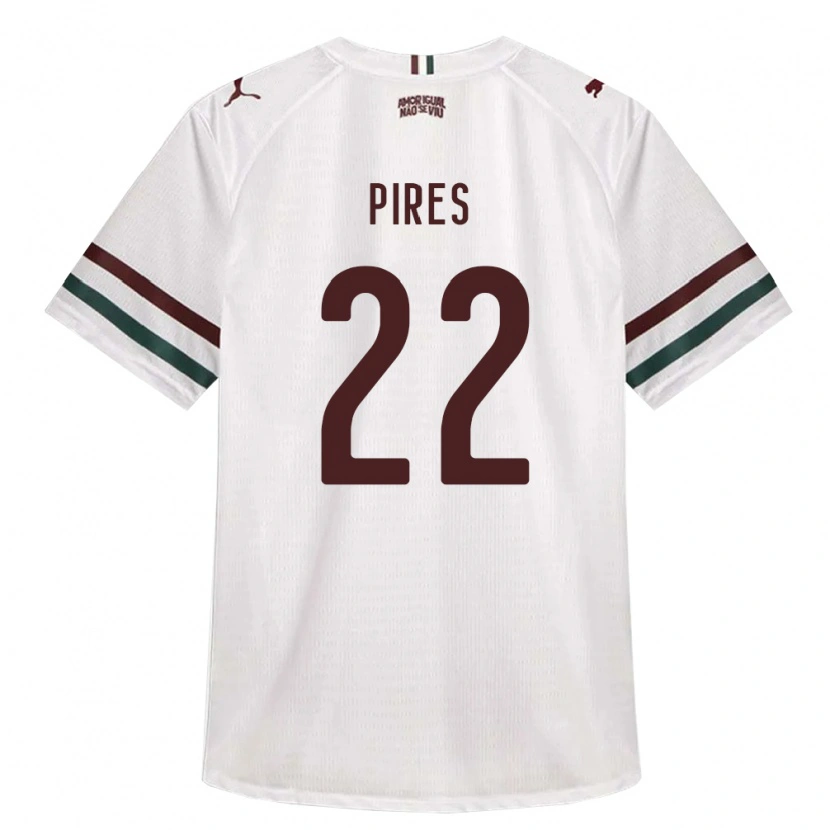 Danxen Herren Gabriel Pires #22 Weiß Grün Burgund Auswärtstrikot Trikot 2026/27 T-Shirt Österreich