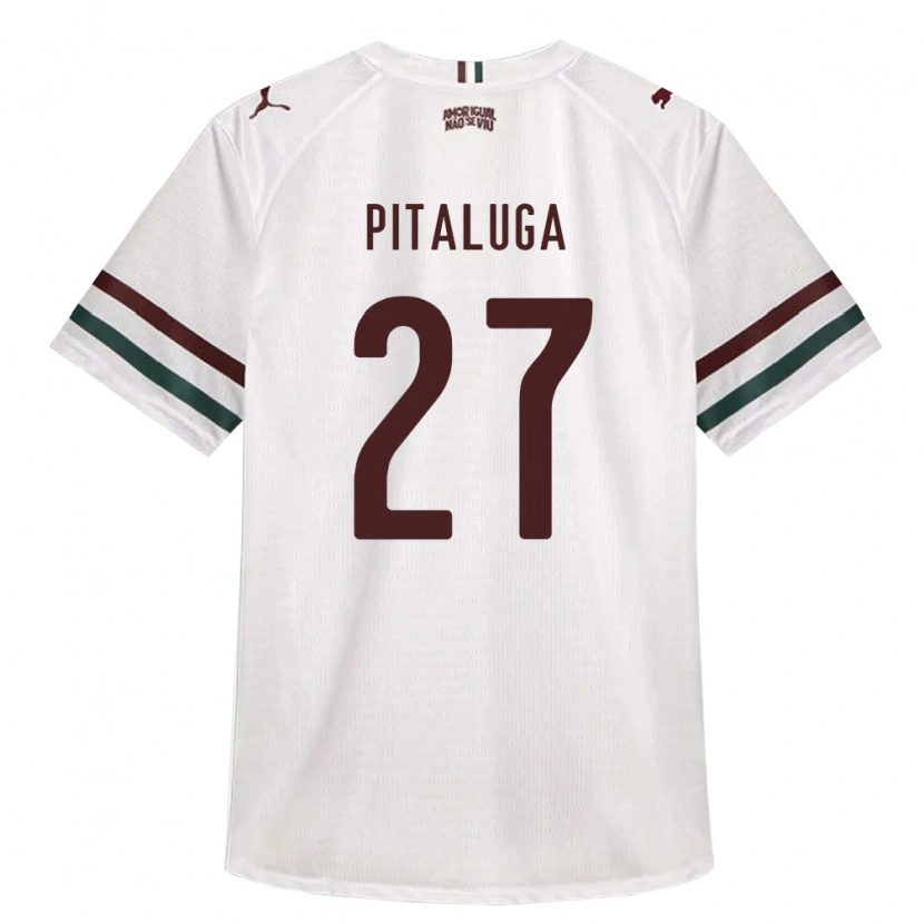Danxen Herren Marcelo Pitaluga #27 Weiß Grün Burgund Auswärtstrikot Trikot 2026/27 T-Shirt Österreich