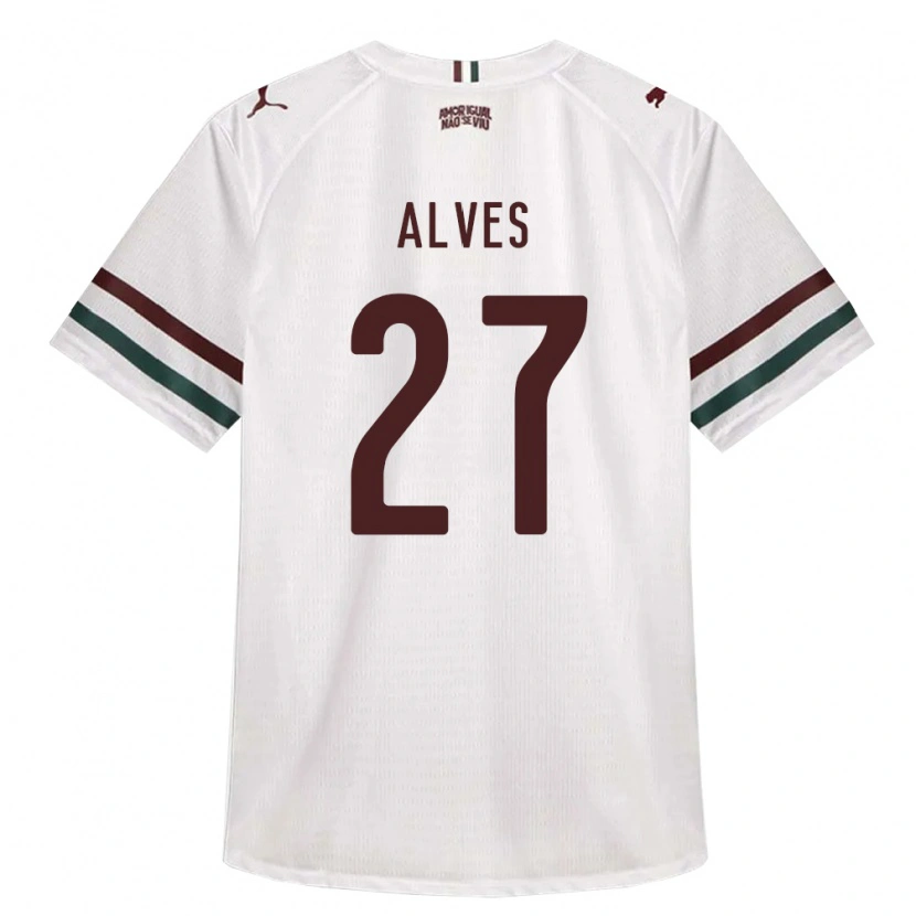 Danxen Herren Felipe Alves #27 Weiß Grün Burgund Auswärtstrikot Trikot 2026/27 T-Shirt Österreich