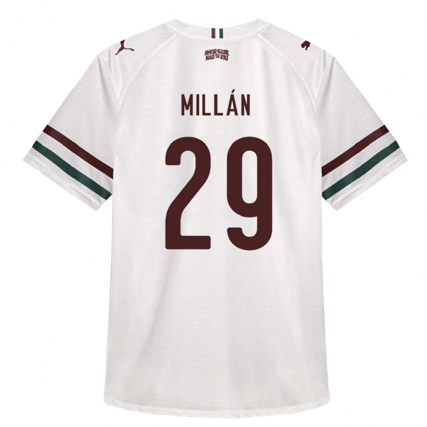 Danxen Herren Julián Millán #29 Weiß Grün Burgund Auswärtstrikot Trikot 2026/27 T-Shirt Österreich