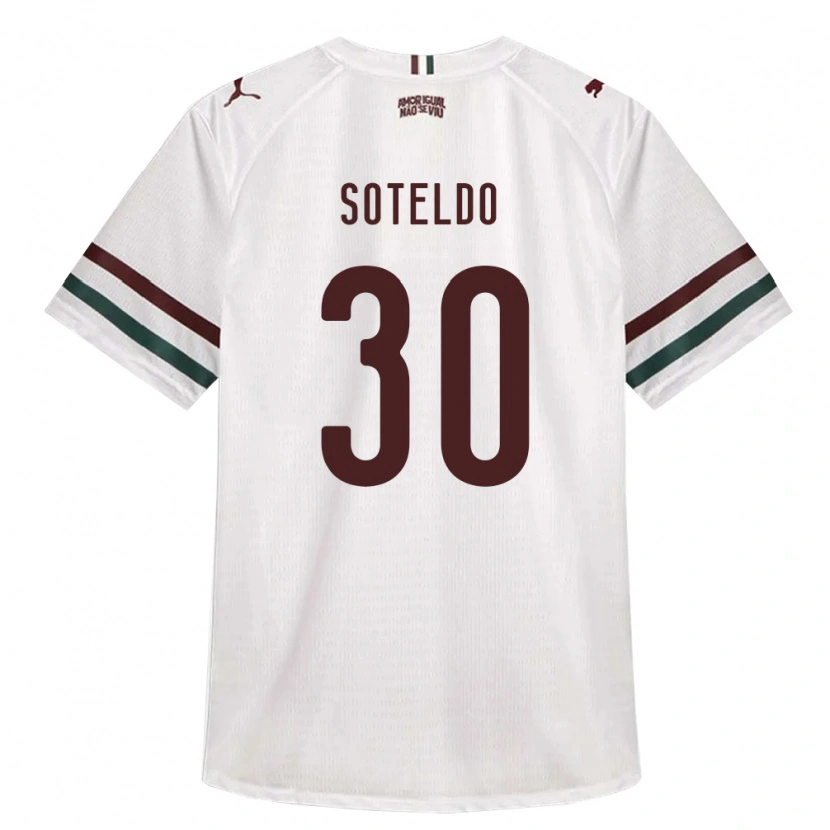 Danxen Herren Yeferson Soteldo #30 Weiß Grün Burgund Auswärtstrikot Trikot 2026/27 T-Shirt Österreich