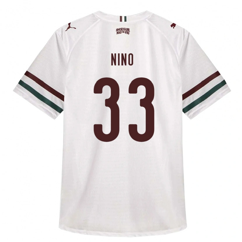 Danxen Herren Nino #33 Weiß Grün Burgund Auswärtstrikot Trikot 2026/27 T-Shirt Österreich