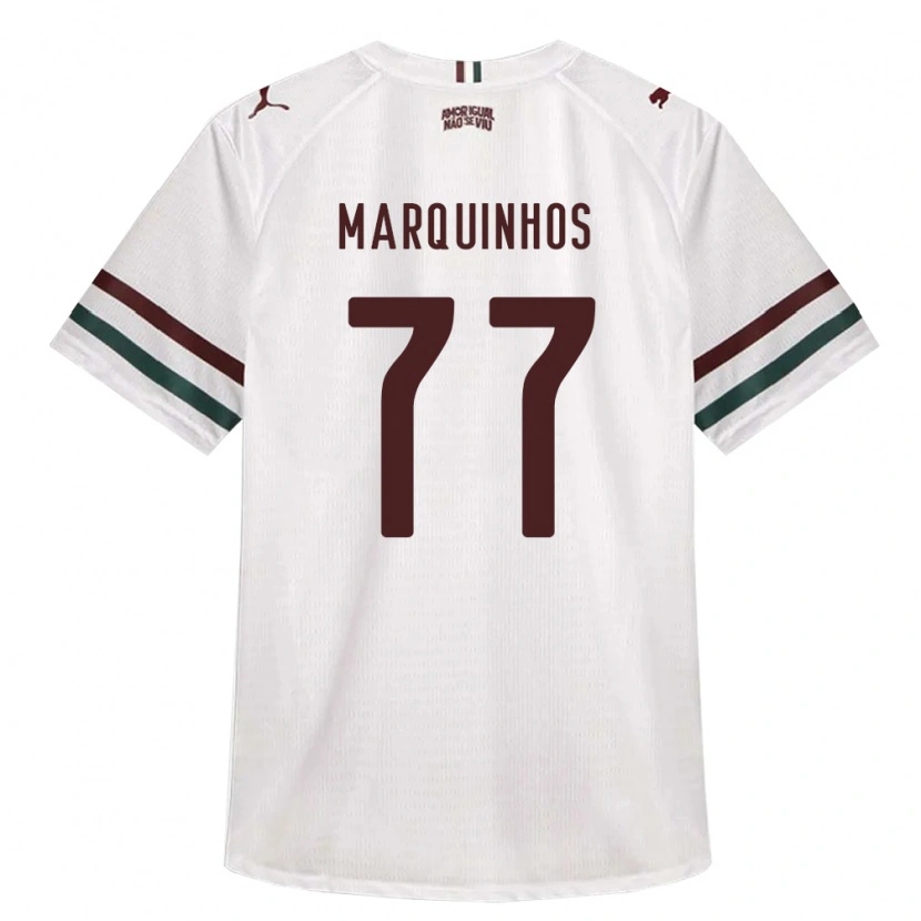 Danxen Herren Marquinhos #77 Weiß Grün Burgund Auswärtstrikot Trikot 2026/27 T-Shirt Österreich