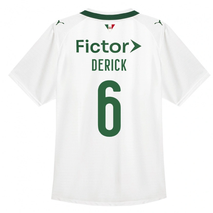 Danxen Herren Derick Araújo Campos #6 Grün Weiß Auswärtstrikot Trikot 2026/27 T-Shirt Österreich