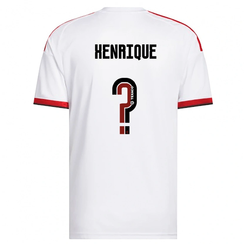 Danxen Herren Pedro Henrique #0 Weiß Rot Schwarz Auswärtstrikot Trikot 2026/27 T-Shirt Österreich