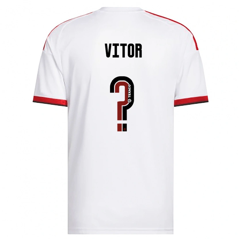 Danxen Herren João Vitor #0 Weiß Rot Schwarz Auswärtstrikot Trikot 2026/27 T-Shirt Österreich