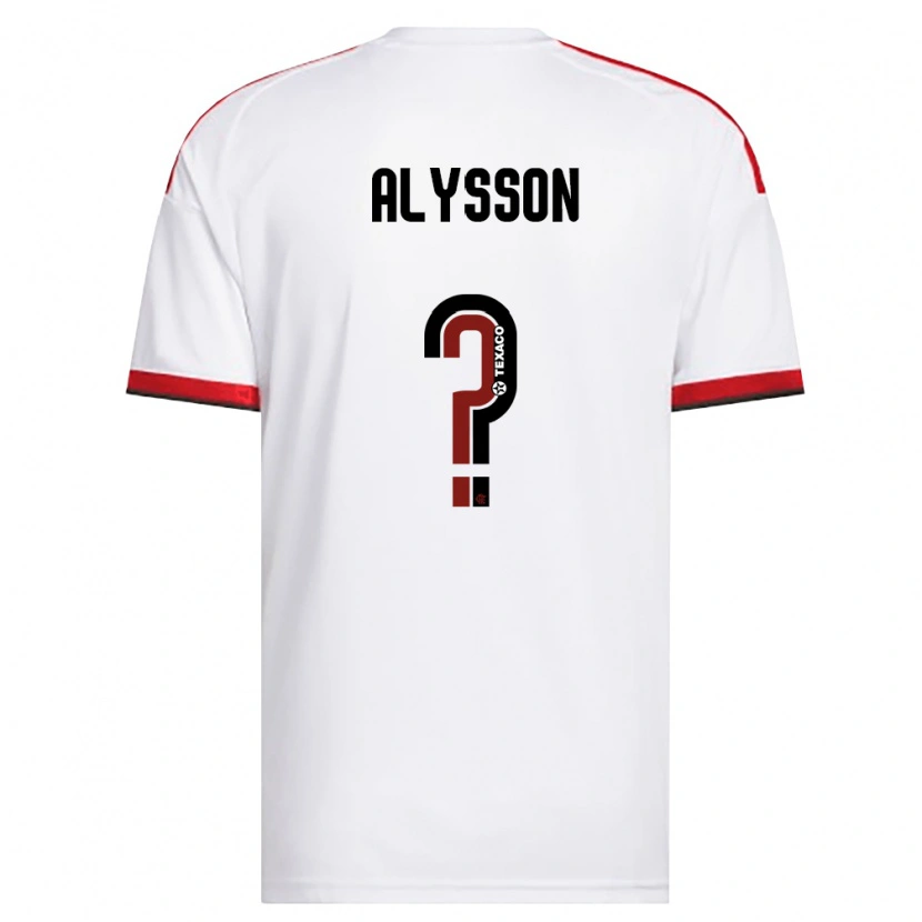 Danxen Herren Alysson #0 Weiß Rot Schwarz Auswärtstrikot Trikot 2026/27 T-Shirt Österreich