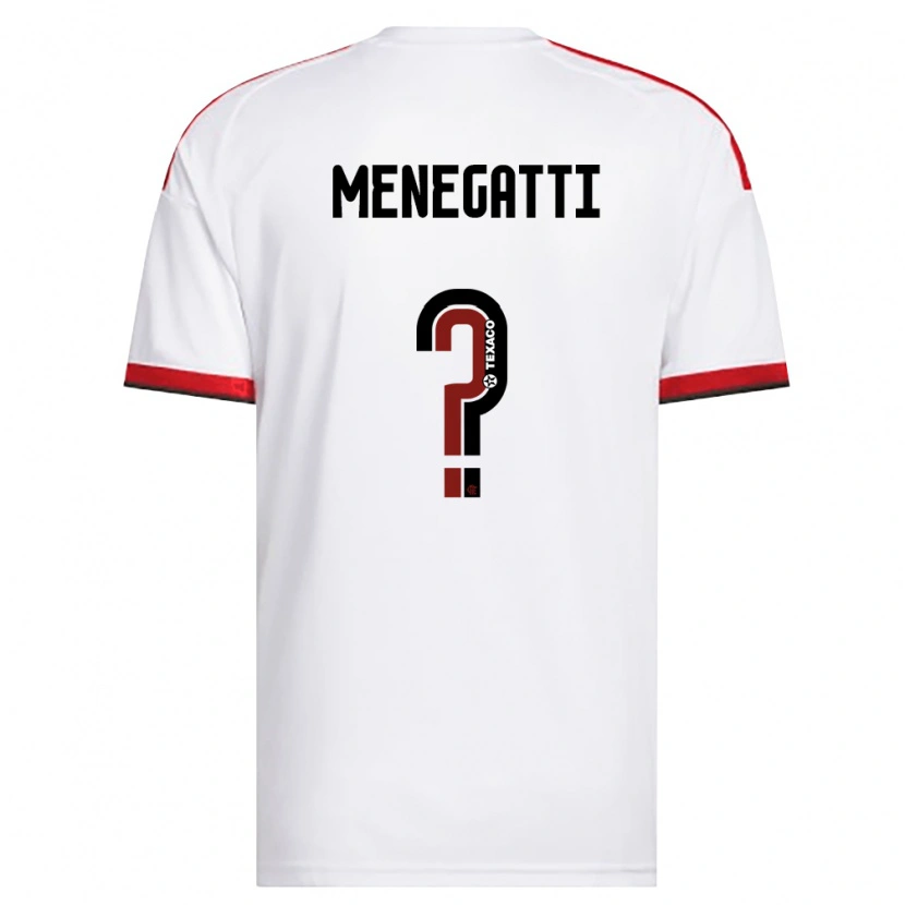 Danxen Herren Kauan Menegatti #0 Weiß Rot Schwarz Auswärtstrikot Trikot 2026/27 T-Shirt Österreich