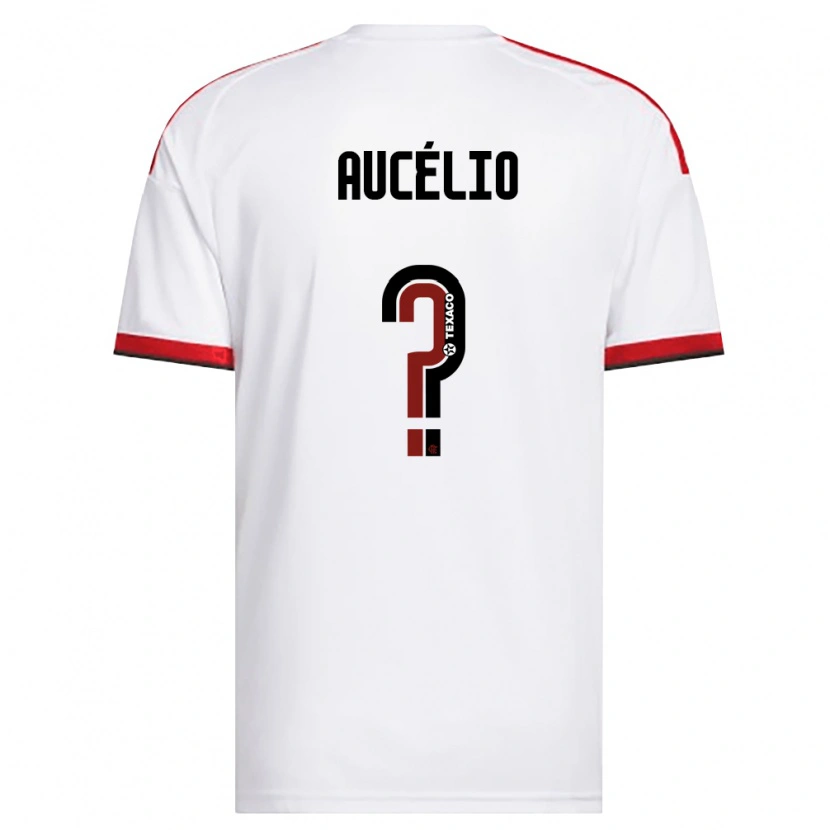 Danxen Herren Luis Aucélio #0 Weiß Rot Schwarz Auswärtstrikot Trikot 2026/27 T-Shirt Österreich