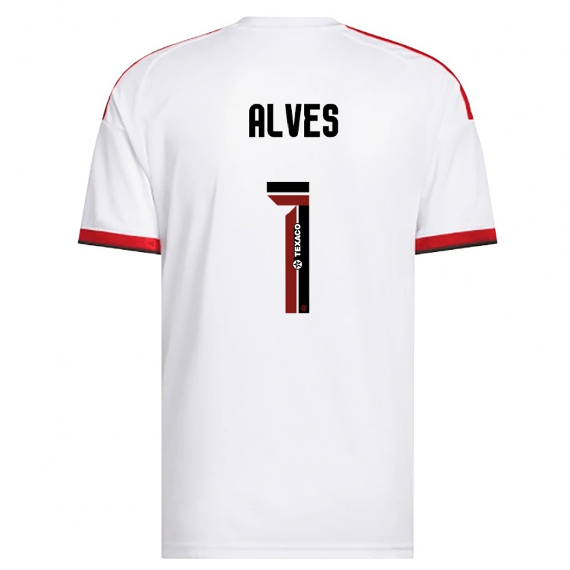 Danxen Herren Diego Alves #1 Weiß Rot Schwarz Auswärtstrikot Trikot 2026/27 T-Shirt Österreich