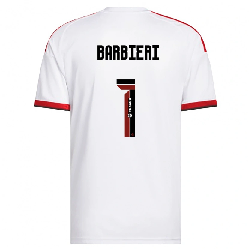 Danxen Herren Gabi Barbieri #1 Weiß Rot Schwarz Auswärtstrikot Trikot 2026/27 T-Shirt Österreich