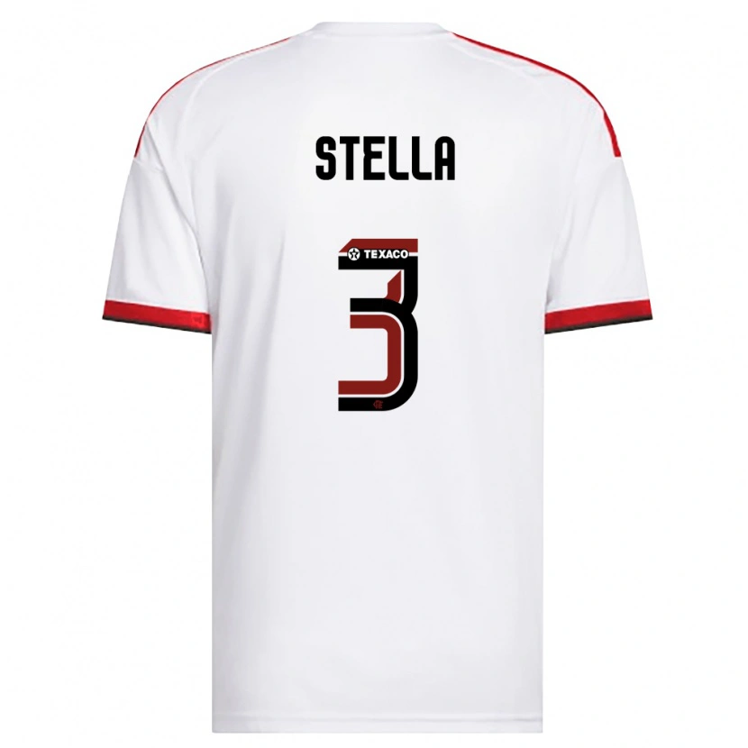 Danxen Herren Stella #3 Weiß Rot Schwarz Auswärtstrikot Trikot 2026/27 T-Shirt Österreich