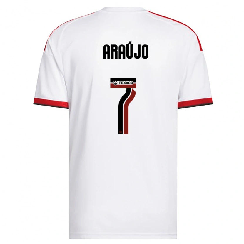 Danxen Herren Luiz Araújo #7 Weiß Rot Schwarz Auswärtstrikot Trikot 2026/27 T-Shirt Österreich