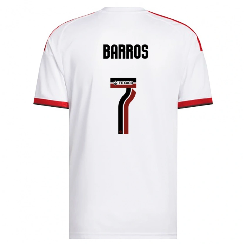 Danxen Herren Rafa Barros #7 Weiß Rot Schwarz Auswärtstrikot Trikot 2026/27 T-Shirt Österreich