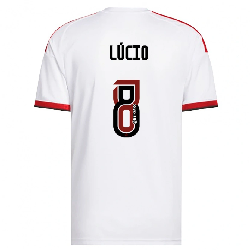 Danxen Herren Pablo Lúcio #8 Weiß Rot Schwarz Auswärtstrikot Trikot 2026/27 T-Shirt Österreich