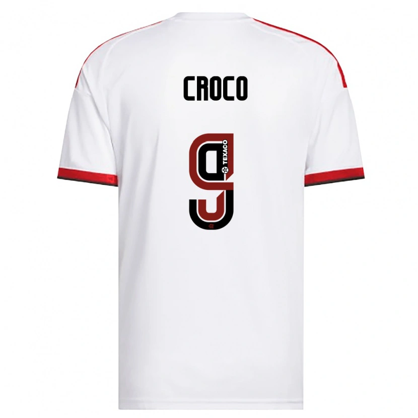 Danxen Herren Gabi Croco #9 Weiß Rot Schwarz Auswärtstrikot Trikot 2026/27 T-Shirt Österreich