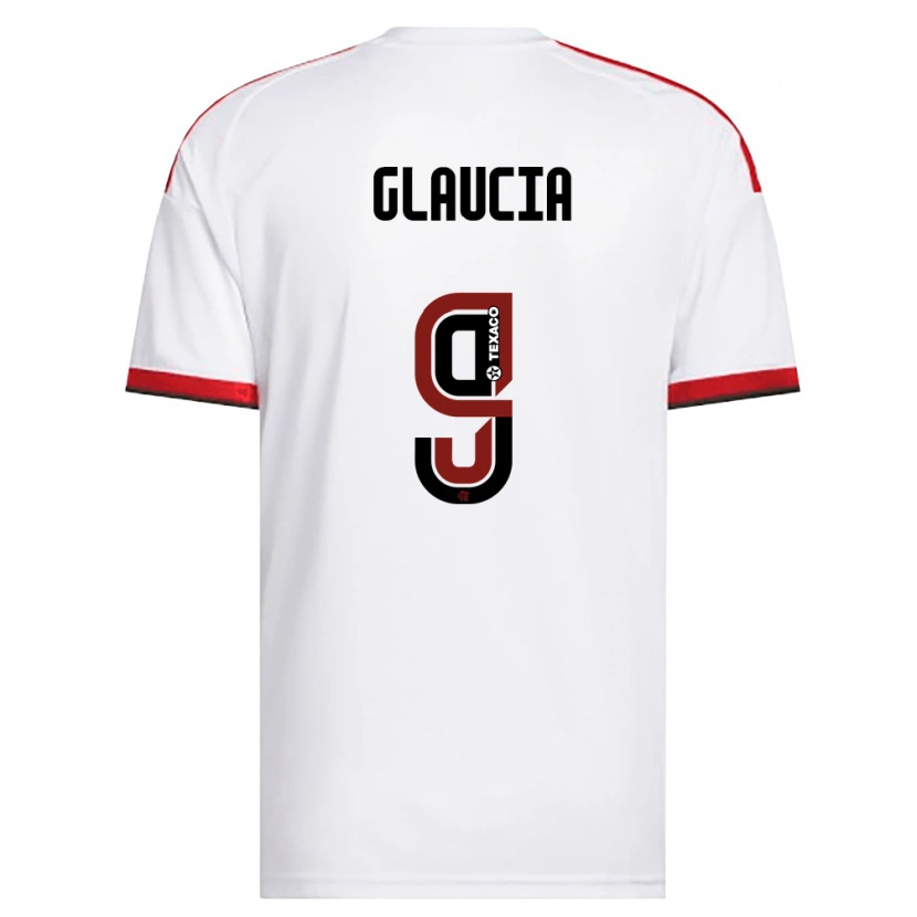 Danxen Herren Glaucia #9 Weiß Rot Schwarz Auswärtstrikot Trikot 2026/27 T-Shirt Österreich