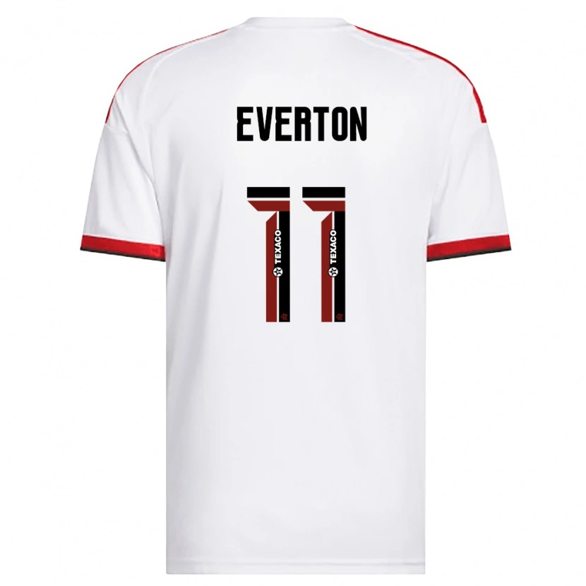 Danxen Herren Everton Sousa Soares #11 Weiß Rot Schwarz Auswärtstrikot Trikot 2026/27 T-Shirt Österreich