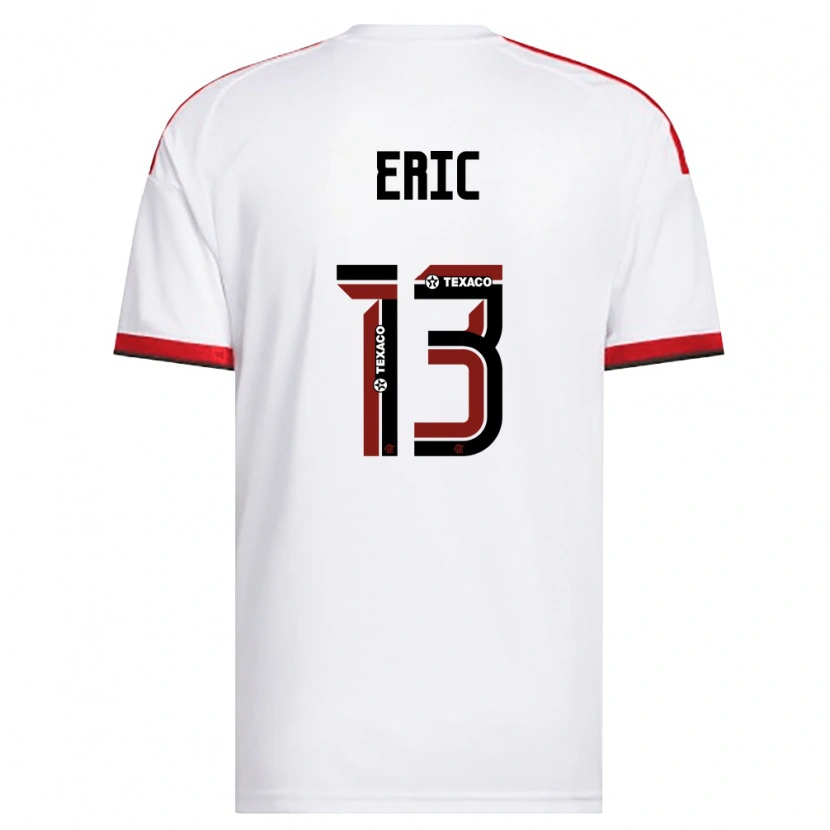 Danxen Herren Eric Trindade Dos Santos #13 Weiß Rot Schwarz Auswärtstrikot Trikot 2026/27 T-Shirt Österreich