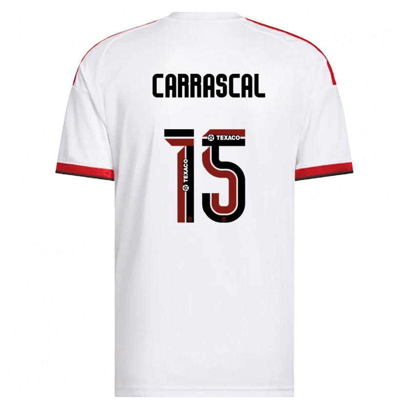 Danxen Herren Jorge Carrascal #15 Weiß Rot Schwarz Auswärtstrikot Trikot 2026/27 T-Shirt Österreich