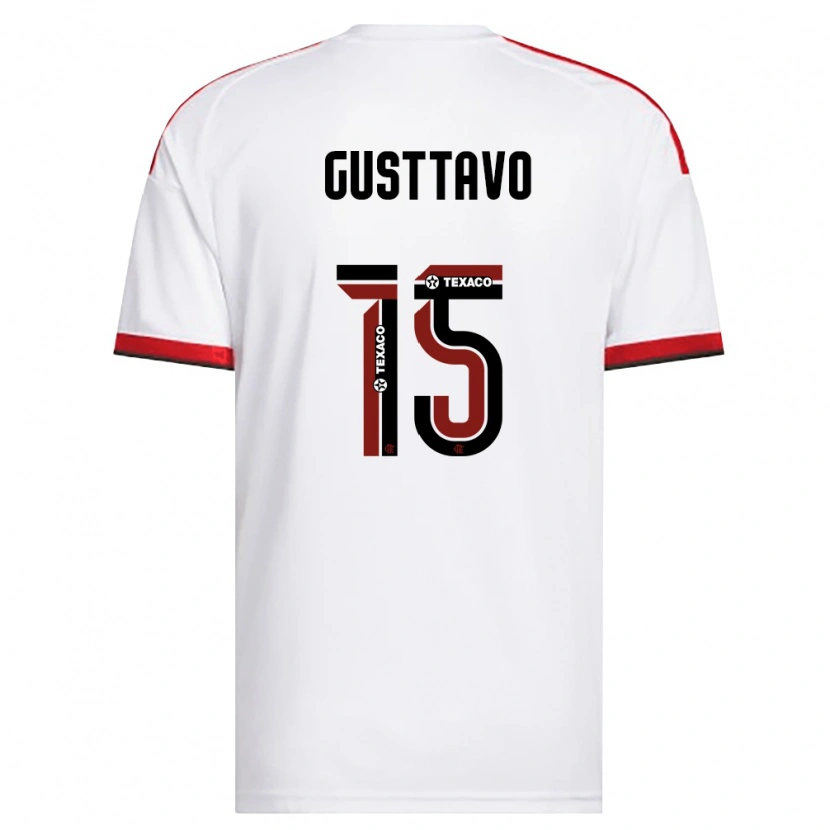 Danxen Herren Gusttavo Sousa #15 Weiß Rot Schwarz Auswärtstrikot Trikot 2026/27 T-Shirt Österreich