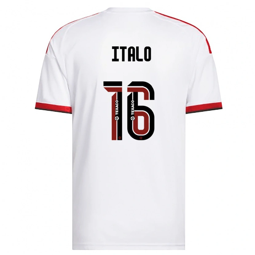 Danxen Herren Italo Pereira Dos Santos #16 Weiß Rot Schwarz Auswärtstrikot Trikot 2026/27 T-Shirt Österreich