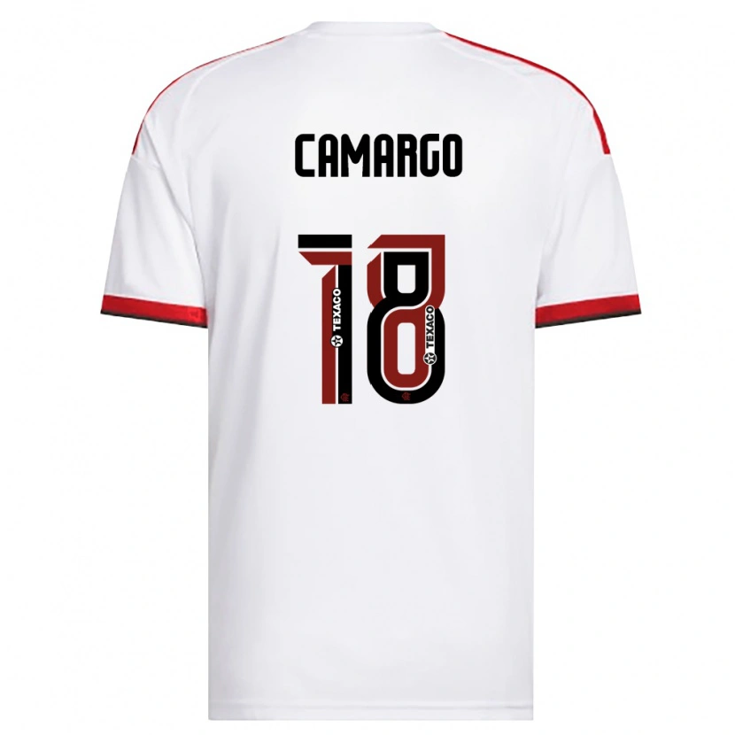 Danxen Herren João Camargo #18 Weiß Rot Schwarz Auswärtstrikot Trikot 2026/27 T-Shirt Österreich
