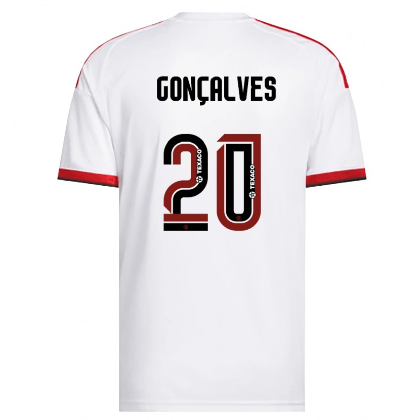 Danxen Herren Matheus Gonçalves #20 Weiß Rot Schwarz Auswärtstrikot Trikot 2026/27 T-Shirt Österreich