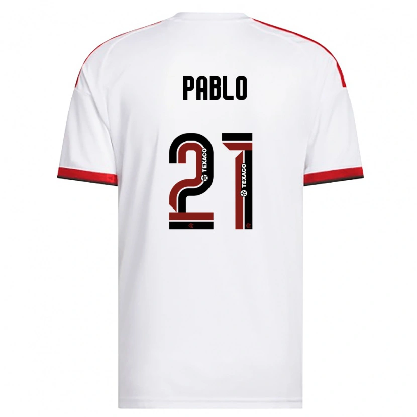 Danxen Herren Pablo #21 Weiß Rot Schwarz Auswärtstrikot Trikot 2026/27 T-Shirt Österreich