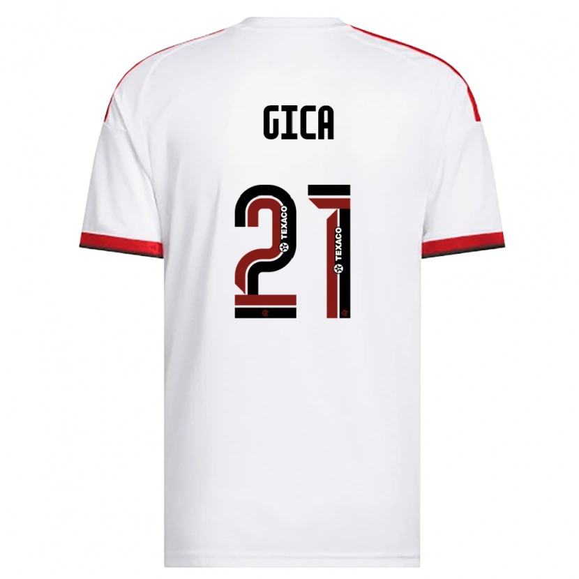 Danxen Herren Gica #21 Weiß Rot Schwarz Auswärtstrikot Trikot 2026/27 T-Shirt Österreich