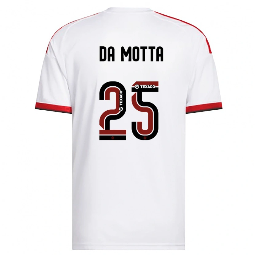 Danxen Herren Piris Da Motta #25 Weiß Rot Schwarz Auswärtstrikot Trikot 2026/27 T-Shirt Österreich