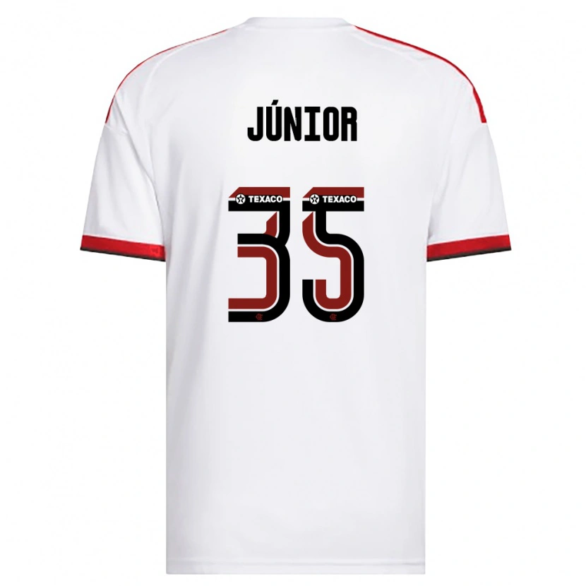Danxen Herren Kaylaine Júnior #35 Weiß Rot Schwarz Auswärtstrikot Trikot 2026/27 T-Shirt Österreich