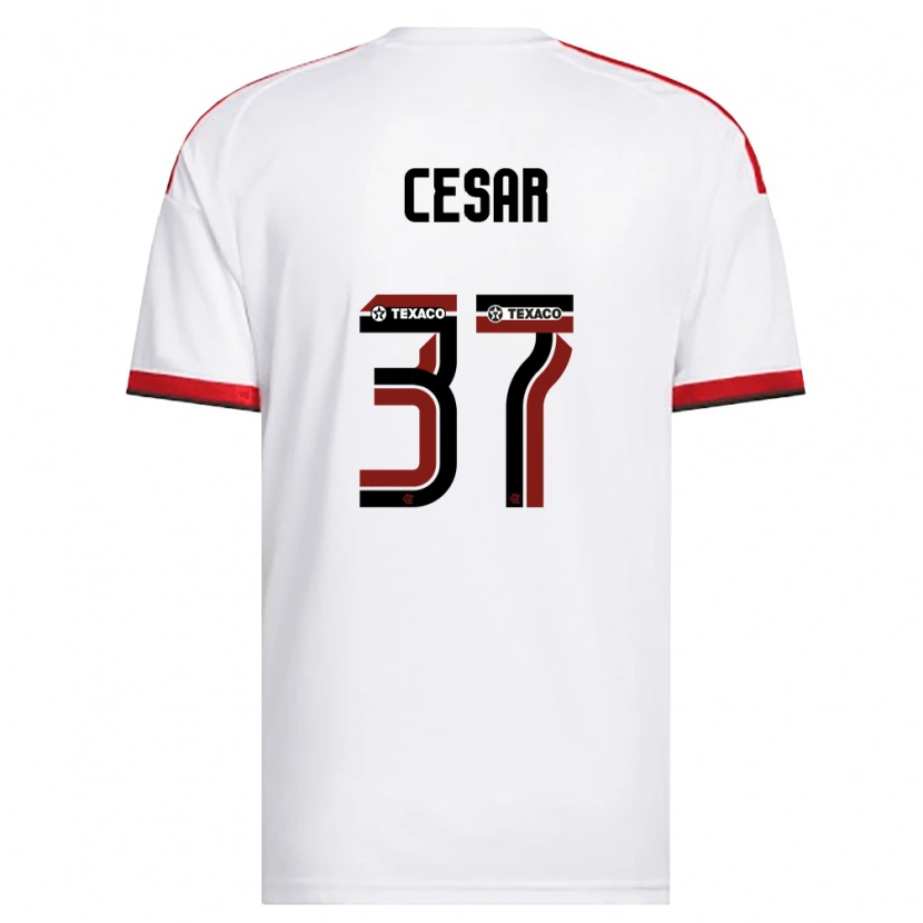 Danxen Herren Cesar #37 Weiß Rot Schwarz Auswärtstrikot Trikot 2026/27 T-Shirt Österreich