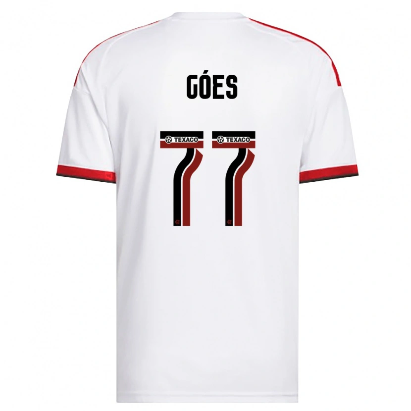 Danxen Herren Johnny Góes #77 Weiß Rot Schwarz Auswärtstrikot Trikot 2026/27 T-Shirt Österreich