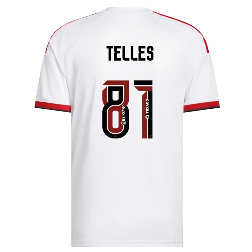 Danxen Herren Douglas Telles #81 Weiß Rot Schwarz Auswärtstrikot Trikot 2026/27 T-Shirt Österreich