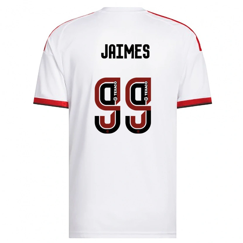 Danxen Herren Sole Jaimes #99 Weiß Rot Schwarz Auswärtstrikot Trikot 2026/27 T-Shirt Österreich