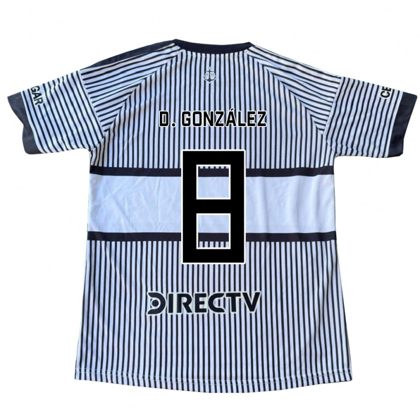 Danxen Herren Dante González #8 Weiß Schwarz Gelb Auswärtstrikot Trikot 2026/27 T-Shirt Österreich