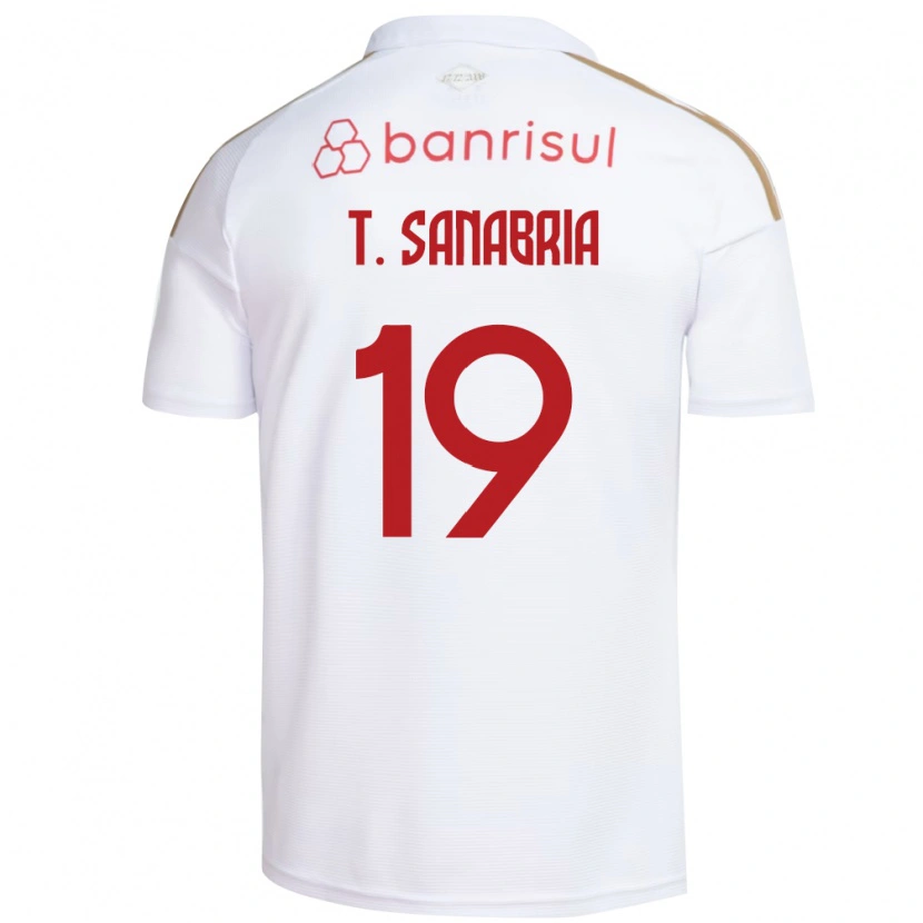 Danxen Herren Antonio Sanabria #19 Weiß Rot Auswärtstrikot Trikot 2026/27 T-Shirt Österreich